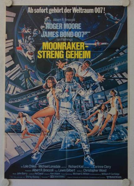 James Bond 007 - Moonraker originales deutsches Filmplakat